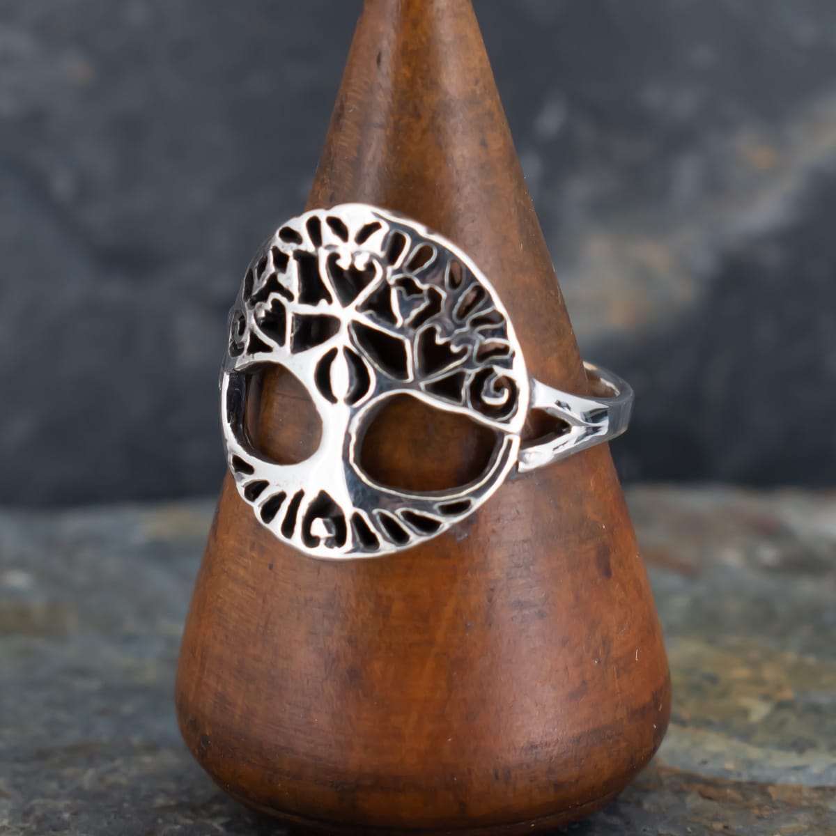 Tree of Life Goddess Ring - Royal Mile Silver